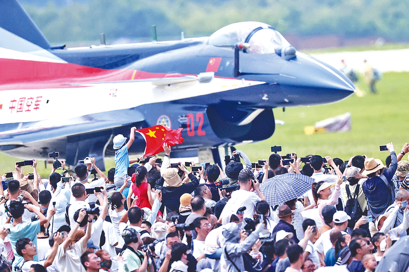 黑丝美女扣阴道流水视频长春航空展迎来首个公众日